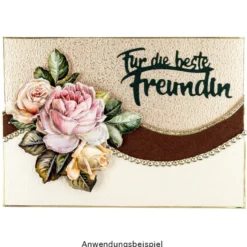 Stanzschablonen, Schriften, Freundschaft 2, 4 Stück