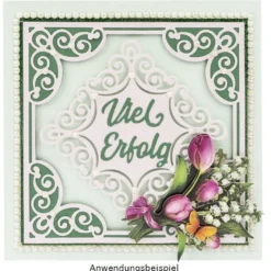 Stanzschablonen, Schriften, Grüße, 2,3cm bis 8,3cm, 3 Stück