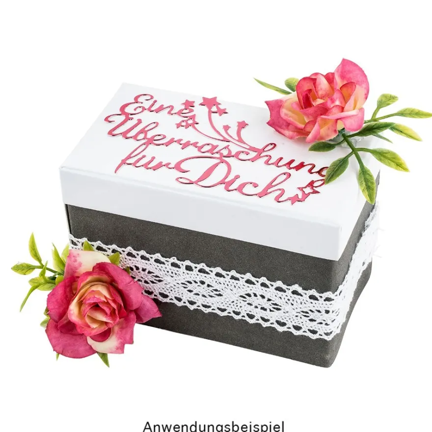 Stanzschablonen, Schriften, Glückwünsche 3, 4 Stück