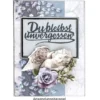 Stanzschablonen, Schriften, Kondolenz 1, 3,6cm bis 8,3cm, 3 Stück
