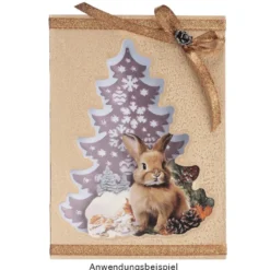 Stanzschablonen, Tannenbaum & Frohes Fest, 7 Stück