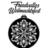 Stanzschablonen, Weihnachtskugel 2, 2 Stück