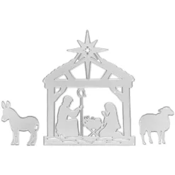 Stanzschablonen, Weihnachtskrippe, 3 Stück