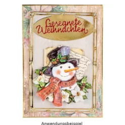 Stanzschablonen, Wichtel & Frohes Fest, 3 Stück