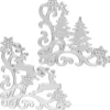 Stanzschablonen, Winterecken, 2 Stück
