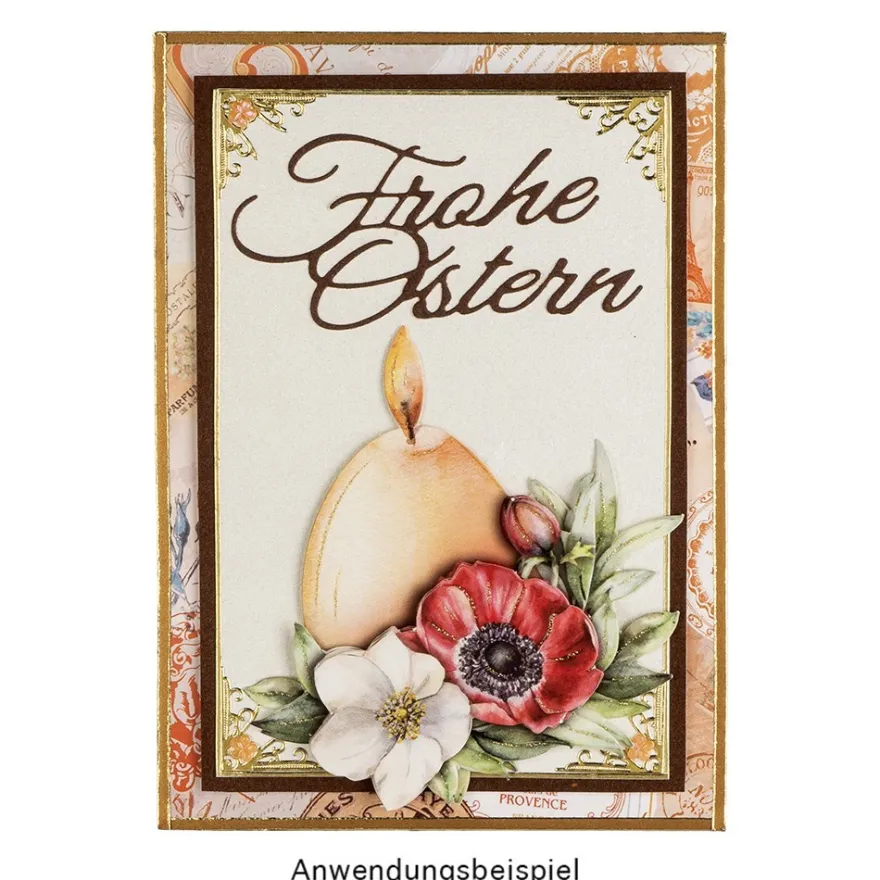 Stanzschablonen, Wünsche & Gratulationen 7, 4cm bis 8,2cm, 3 Stück
