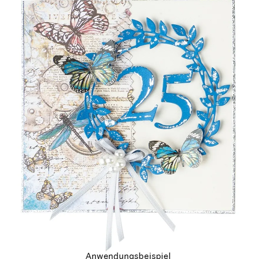 Stanzschablonen, Zahlen, 3,4cm hoch, 10 Stück