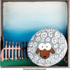 Stanzschablonen, Zaun & Gras, 10,6cm x 4,7cm, 10,6cm x 2cm, 2 Stück