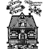 Stanzschablonen, Zuhause, 4 Stück