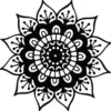 Stanzschablone, Ornament 2, Ø 10,2cm