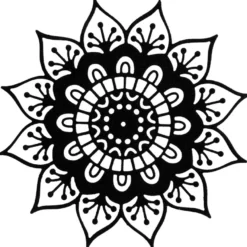 Stanzschablone, Ornament 2, Ø 10,2cm