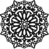 Stanzschablone, Ornament 1, Ø 7,6cm