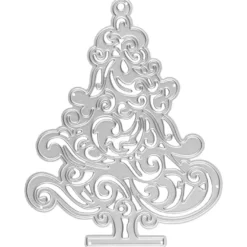 Stanzschablone, Tannenbaum, 11cm x 8,7cm