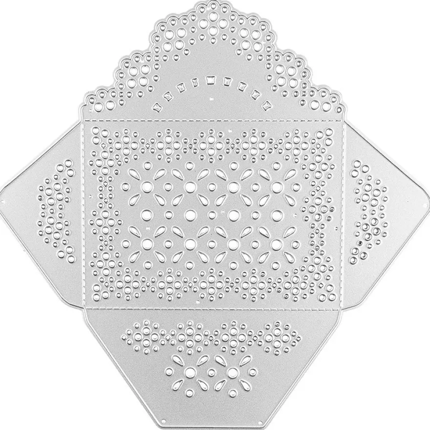 Stanzschablone, Umschlag, 16cm x 16,2cm