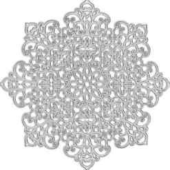 Stanzschablone, Zierdeckchen 3, 14cm x 14cm