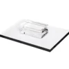 Stempel-Block mit Griff, 16cm x 11cm x 0,8cm, transparent
