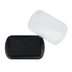 Stempelkissen, permanent, schnelltrocknend, 7,5cm x 4,3cm, schwarz