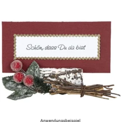 Stempel-Set, Anlässe, 23 Stempel, 1 Stempelkissen schwarz