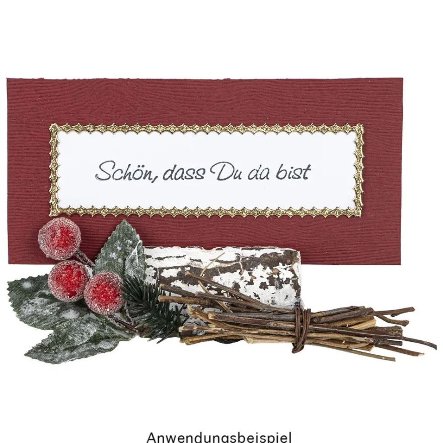 Stempel-Set, Anlässe, 23 Stempel, 1 Stempelkissen schwarz