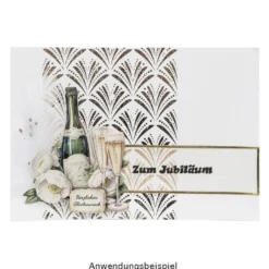 Stempel-Set, Anlässe, 23 Stempel, 1 Stempelkissen schwarz