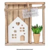 Stempelset, Holzstempel, 6,5cm x 4cm x 2,2cm, 3 Stück