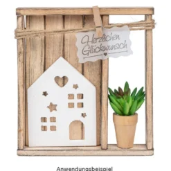 Stempelset, Holzstempel, 6,5cm x 4cm x 2,2cm, 3 Stück