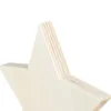 Sterne, Holz, 10cm x 10,5cm x 1cm, zum Aufstellen, 4 Stück
