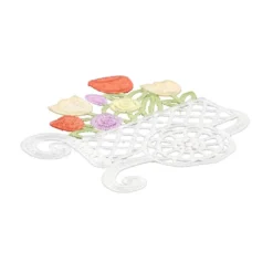 Stick-Designs, Blumenwagen, 8cm bis 11,5cm, 10 Stück