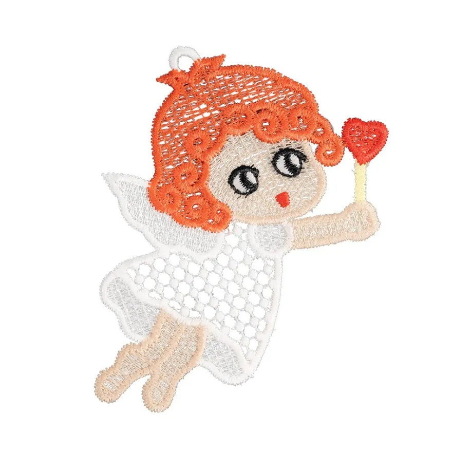 Stick-Designs, Engel, 7,5cm x 11cm, 10 Stück