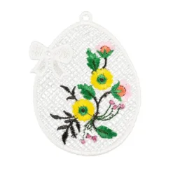 Stick-Designs, Filigrane Ostereier, 7cm bis 10cm, 10 Stück
