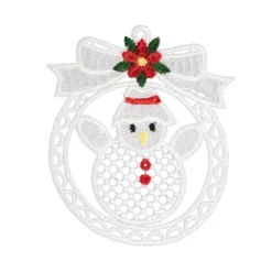 Stick-Designs, Weihnachtliche Kränze, 9,5cm x 11cm, 10 Stück