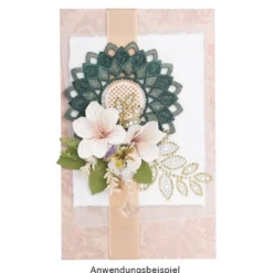 Stick-Designs, Zierdeckchen Ø 10cm, 10 Stück