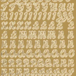 Sticker Alphabet*