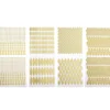 Stickerbogen, Juwelen 1, Spiegelfolie, gold, 4 Stück