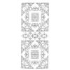 Sticker, Ecken, Ornamente, silber