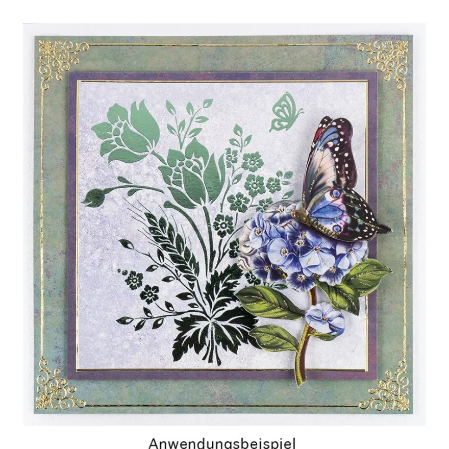 Sticker, edle Eck-Ornamente, gold