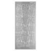 Sticker Eimer mit Ostereiern, silber