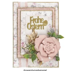 Sticker Frohe Ostern, gold