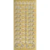 Sticker Frohe Ostern, Perlmuttfolie, gold