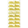 Sticker, Frohe Ostern, Spiegelfolie, gold