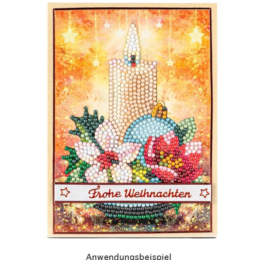 Sticker, Frohe Weihnachten, gold