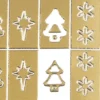 Sticker Frohe Weihnachten, gold