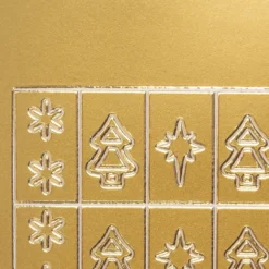 Sticker Frohe Weihnachten, gold