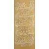 Sticker, Frohe Weihnachten, gold