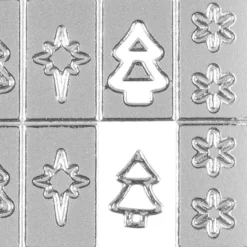 Sticker Frohe Weihnachten, silber