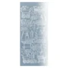 Sticker, Geburt, Spiegelfolie, hellblau