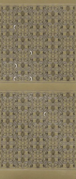 Sticker, Hintergrundornamentik Floristik 1, gold