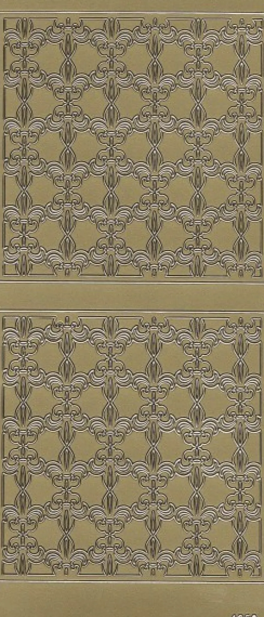 Sticker, Hintergrundornamentik, französische Lilie, gold