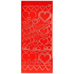 Sticker, I love you/Herzen, rot