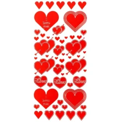 Sticker, I love you/Herzen, rot